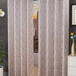 Galaxy Home Decor Gold-Toned Set of 2 Room Darkening Long Door Curtain-image-85