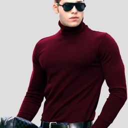 THE BEETEL HOUSE Men High Neck Pockets T-shirt-picture-48