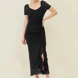 aayu Ruffled Georgette Maxi Dress-image-88