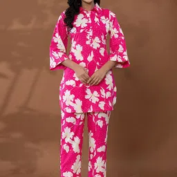 BAESD Printed Tunic With Trousers Co-Ords-picture-14