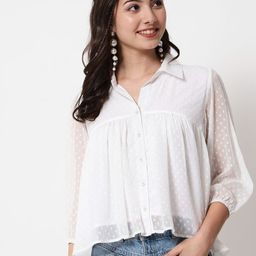 ARDITA Women Chiffon Shirt Style Top-image-82