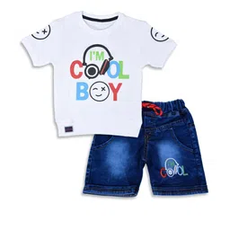WORTON FASHION Boys Printed T-shirt With Shorts-picture-6