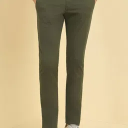 Allen Solly Men Slim Fit Mid-Rise Flat-Front Trouser-image-55
