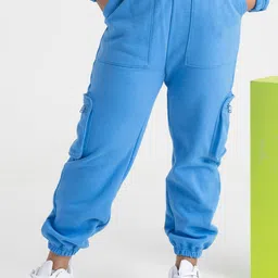 Hunnit Women Relaxed Fit Mid Rise Joggers-picture-41
