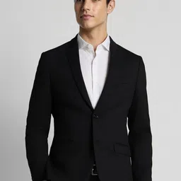 MAYKR Men Slim-Fit Single Breasted Blazer-51