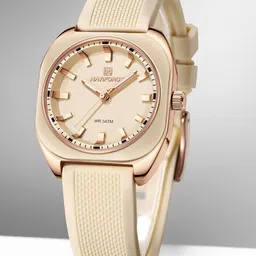 Naviforce Women Embellished Dial & Bracelet Style Straps Analogue Watch NF5061_RG BG BG-picture-47