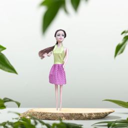 Pretty Doll Set Girl With Accessories (Multicolor)-image-26