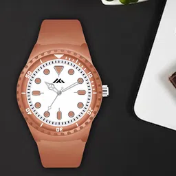 DOUBLERUN Men Dial & Bracelet Style Straps Analogue Multi Function Watch H05NMT-127-16