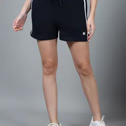 HRX by Hrithik Roshan Women Mid-Rise Regular Fit Shorts-picture-7