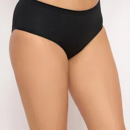 Clovia Medium Waist Outer Elastic Hipster Brief MP5935C13S image 4
