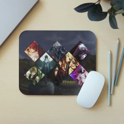 Zipcartz Naruto, Kakashi, Obito, Jiraiya Anime Mouse Pad for Laptop & PC | Non Slip Base Mousepad-15