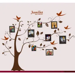print mantras Pvc Wall Stickers Family Photo Tree And Birds-picture-38