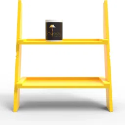 onlineshoppee Escalera Leaning Bookcase Ladder Engineered Wood Open Book Shelf image 4