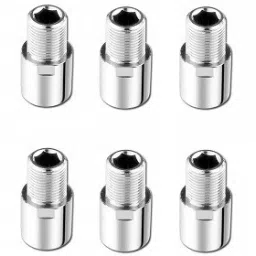 Premium Quality Stainless Steel 1.5 Inch Faucet Extension (Pack of 9) For Taps Faucet Nozzle-image-46
