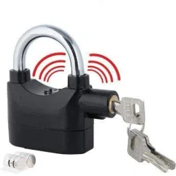 Stainless Steel Alarm Lock Anti Theft Motion Sensor Hard Lock - 1 Pc Door & Window Door Window Alarm-16