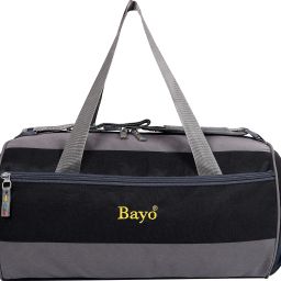 30 L Hand Duffel Bag - 30 Liter 17 inch Black Gym Sports & Mini Travel Bag With Shoes Compartment - Black - Regular Capacity-image-42