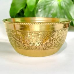 Brass Vegetable Bowl COPRASIA Brass Dining Bowl, Peetal ki Katori - 250 ml-image-39