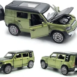 Presents_1:36 Defender Car Metal Body Openable Doors, Bonnet Pull-Back Action_A1-20