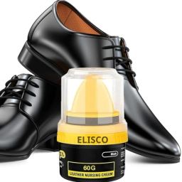vk sales Leather Repair Cream Liquid Shoe Polish,Shoe Wax with Sponge Brush, Leather Care Leather, Synthetic Leather Shoe Liquid Polish-image-2