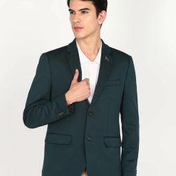 killer Men Solid Single Breasted Casual Blazer-picture-25