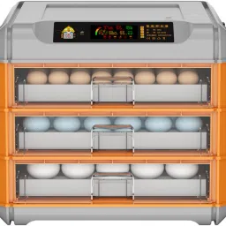 Dual power 12V 220V automatic 192 eggs chicken hatching drawer type incubator . Egg Incubator-image-79