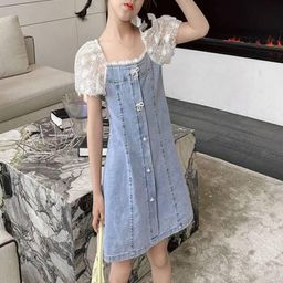 YK Striped A-Line Dress-image-57
