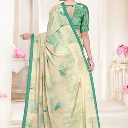 JIVORA Abstract Printed Pure Silk Saree image 4