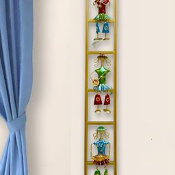 PRANJALS HOUSE Green & Blue Printed Wall Hanging-image-23