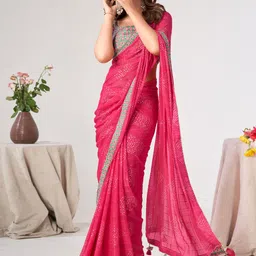 Saree mall Poly Georgette Sarees-23