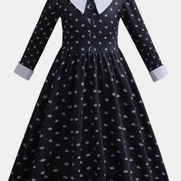 YK Girls Fit & Flare Maxi Dress-picture-41