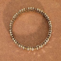 Rubans Set of 2, 18K Gold Plated Mirror Studded Handcrafted Traditional Bangles image 2