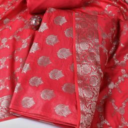 Meena Bazaar Woven Design Unstitched Dress Material-image-47