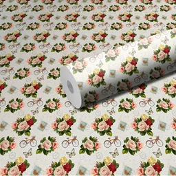 DeCorner Green & White Printed Self Adhesive Wallpaper-picture-46