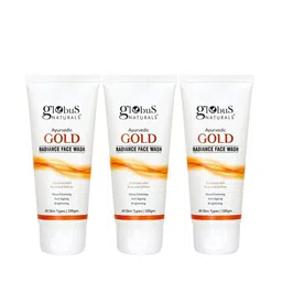 Globus naturals Gold Set Of 3 Radiance Face Wash - 100g Each-44