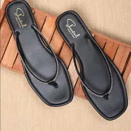 Shoestail Women Open Toe Flats-36