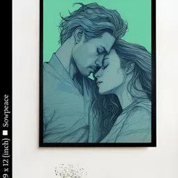 SOWPEACE Blue & Green 1 Piece Canvas Other Wall Paintings-picture-37