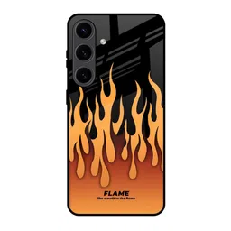 QRIOH Fire Flame Printed Samsung Galaxy S24 5G Silicone Back Case Mobile Accessories-picture-19