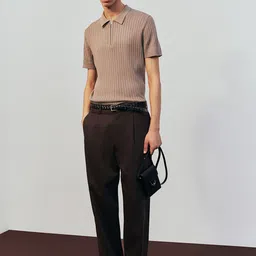 H&M Relaxed Fit Linen-Blend Trousers-image-36