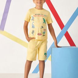 max Boys Printed T-shirt with Shorts-image-52