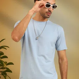 UNIQSOME Men Solid Round Neck Soft Cotton T-shirt-picture-40