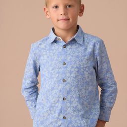 Angel & Rocket Boys Floral Opaque Printed Casual Shirt-image-94