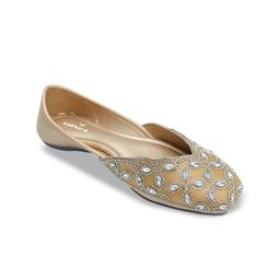 CATBIRD Women Embellished Ethnic Mojaris Flats-image-11