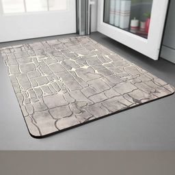 IVAZA Grey 2300 GSM Silicone Bath Rugs-image-93