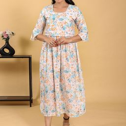 RITIJYA Women Floral Printed Floral Maternity Anarkali Kurta-picture-39