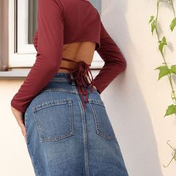 DressBerry Ruched Styled Back Top-picture-43