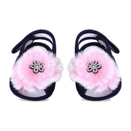 COCO CANDY Girls Candy Pom Pom Booties-image-20