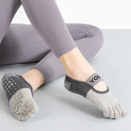 BAESD Women Non-Slip Anti-Skid Ankle Length Yoga Socks-31