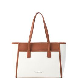 Lino Perros Oversized Structured Tote Bag with Quilted-5