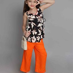 taffykids Girls Printed Top with Trousers-image-27