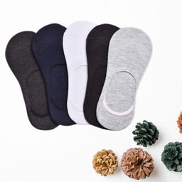 MJE Pack Of 5 Shoe Liners Socks-image-48